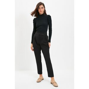 Trendyol Black Straight Cut Trousers