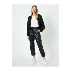 Koton Leather Look Jogger Pants