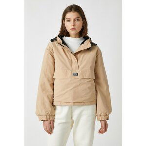 Koton Winter Jacket - Beige - Basic