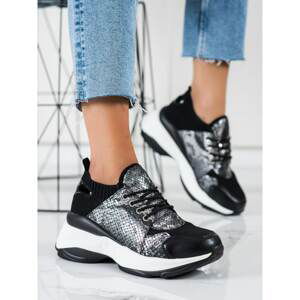 SHELOVET SLIDING SNEAKERS SNAKE PRINT