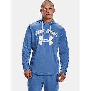 Under Armour Sweatshirt UA RIVAL TERRY BIG LOGO HD-BLU - Men's