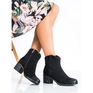 COMFORTABLE SUEDE ANKLE BOOTS VINCEZA