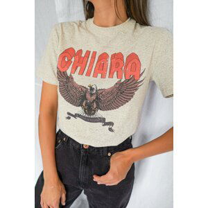 Chiara Wear Woman's T-Shirt Hemp Eagle  Model 2