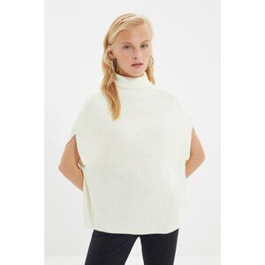 Trendyol Ecru Turtleneck Knitwear Sweater