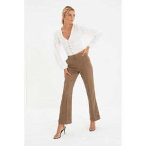 Trendyol Stone Wide Leg Trousers