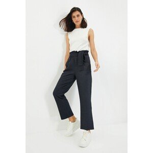 Trendyol Anthracite Sash Detailed Trousers