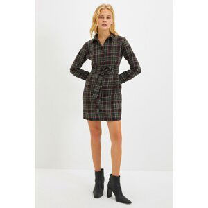 Grey Shirt Dress Trendyol - Women