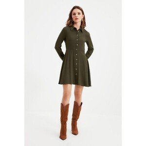 Trendyol Khaki Petite Shirt Dress