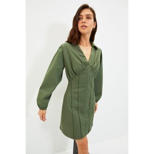 Trendyol Green Zipper Detailed Dress