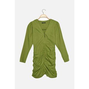 Trendyol Green Ruffle Detailed Dress