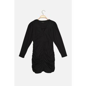 Trendyol Black Ruffle Detailed Dress