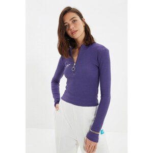 Trendyol Purple Knitted Blouse