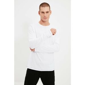 Trendyol White Men's Organic Cotton Regular Fit T-Shirt