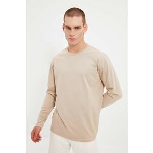 Trendyol Stone Men's 100% Organic Cotton Oversize Fit T-Shirt