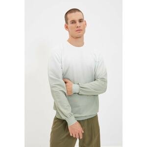 Trendyol Green Men Regular Fit Long Sleeve Crew Neck Sweatshirt