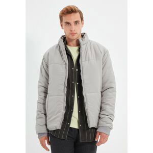 Trendyol Winter Jacket - Gray - Basic