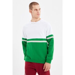 Trendyol White Men Regular Fit Sweatshirt