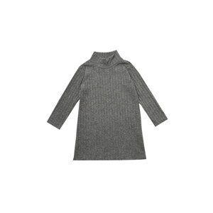 Trendyol Anthracite High Collar Girl Knitted Dress