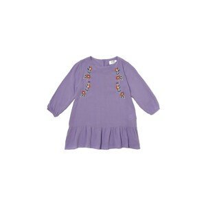 Trendyol Lilac Embroidered Girl Knitted Dress