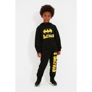 Trendyol Black Batman Licensed Boy Knitted Slim Sweatpants