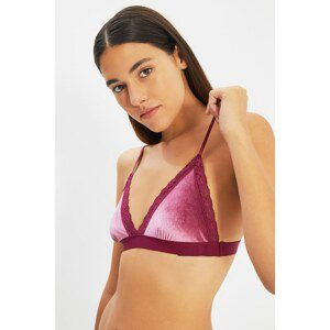 Trendyol Dried Rose Velvet Bralet