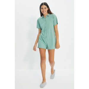Trendyol Mint Camisole Knitted Overalls