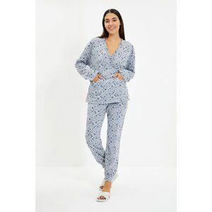 Trendyol Gray Knitted Pajamas Set