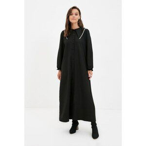 Trendyol Black Peter Pan Collar Dress