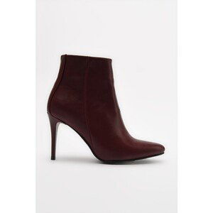 Trendyol Claret Red Women's Pointed Toe Boots & Booties