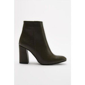 Trendyol Ankle Boots - Khaki - Block