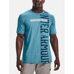 Under Armour T-shirt VERTICAL SIGNATURE SS-BLU