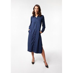 Benedict Harper Woman's Dress Camille Navy Blue
