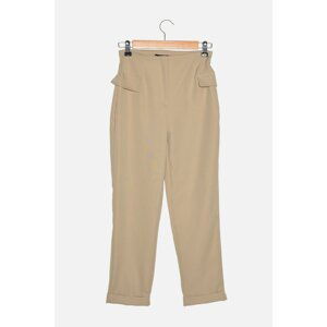 Trendyol Mink Petite Pocketed Trousers