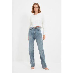 Trendyol Blue High Waist 90's Wide Leg Jeans