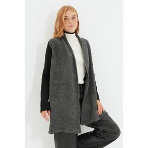 Trendyol Gray Color Block Knitwear Cardigan