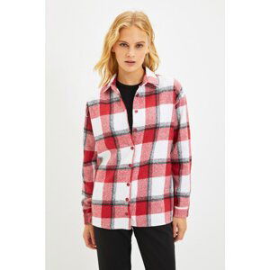 Trendyol Red Plaid Shirt