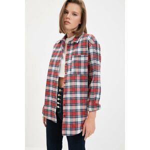 Trendyol Red Plaid Shirt