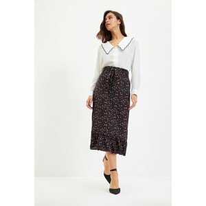 Trendyol Black Tie Detailed Skirt