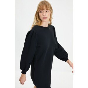 Trendyol Black Sweat Knitted Dress