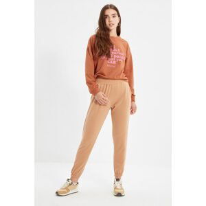 Trendyol Camel Basic Jogger Knitted Sweatpants