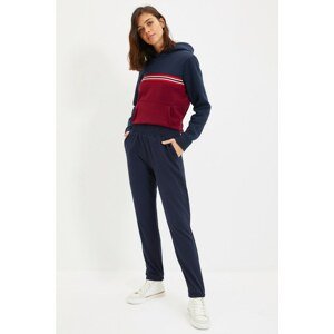 Trendyol Navy Blue Basic Jogger Knitted Sweatpants