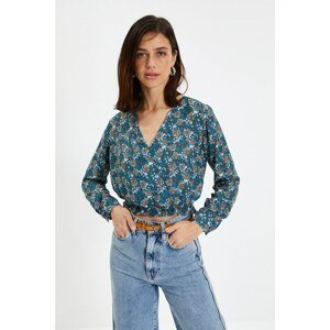 Trendyol Multicolored Double Breasted Blouse