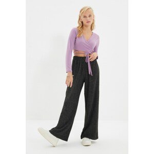 Trendyol Anthracite Soft Knitted Trousers