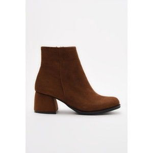 Trendyol Ankle Boots - Brown - Block