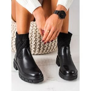 SEASTAR COMFORTABLE ANKLE BOOTS WITH SOCK