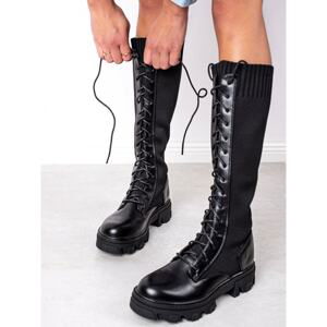 SEASTAR HIGH LACE-UP BOOTS