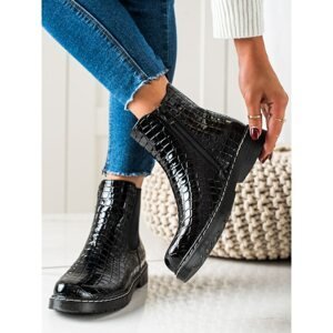 FILIPPO FASHIONABLE BLACK ANKLE BOOTS
