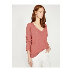 Koton V Neck Knitwear Sweater