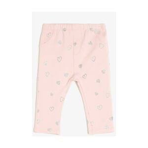 Koton Pink Baby Printed Tights