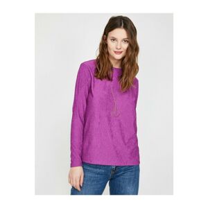 Koton Women's Purple T-Shirt